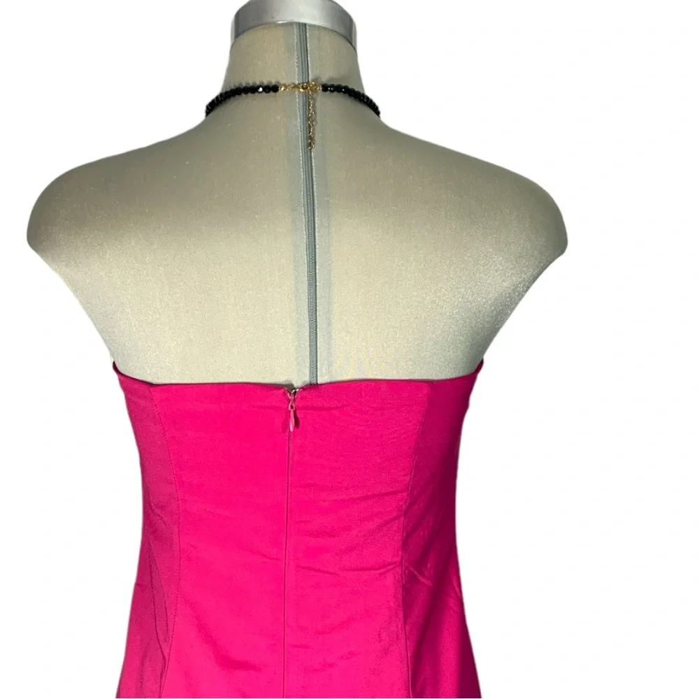 Costa Blanca Pink Strapless Dress Size M - Picture 2 of 16